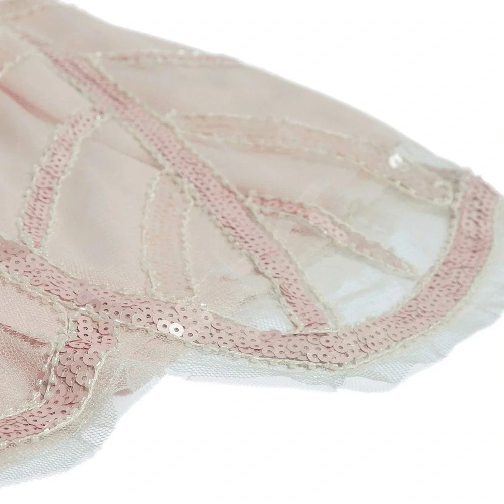 Metme Women's 1920s V Neck Sexy Straps Gatsby Party Dress Vintage Sequin Party - Picture 7 of 10